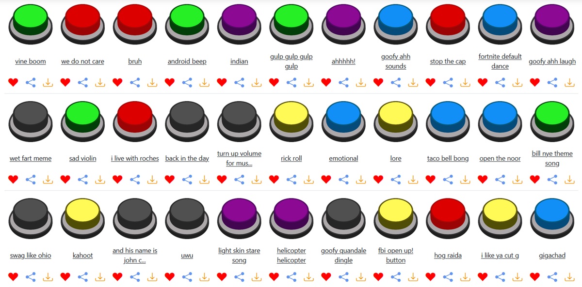 meme sound buttons soundboard meme sound buttons soundboard